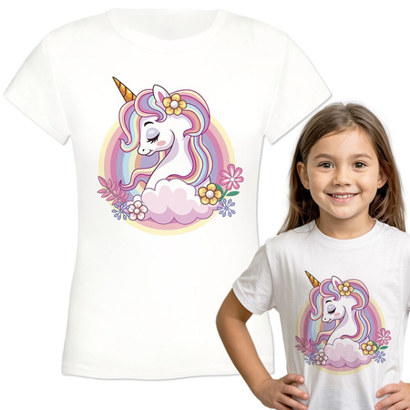 Jednorożec Koszulka dziewczęca dziecięca prezent