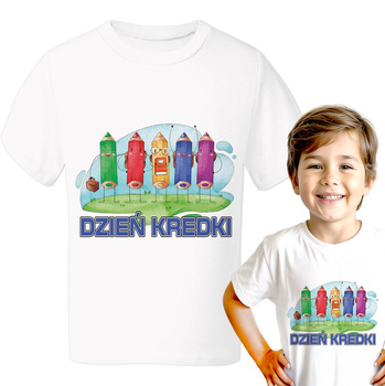 Dzień Kredki Koszulka chłopięca dziecięca prezent