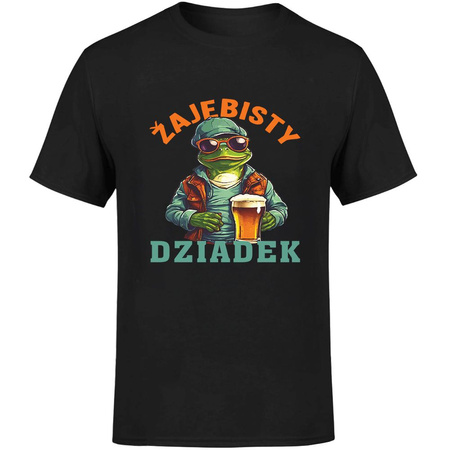 Żajebisty dziadek Koszulka męska prezent