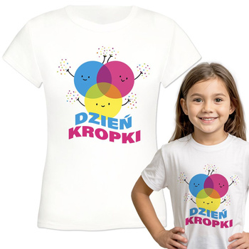 Dzień Kropki Koszulka dziewczęca dziecięca prezent