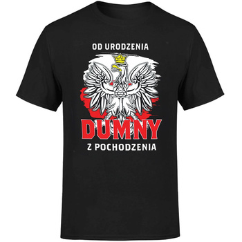 Od urodzenia dumny z pochodzenia Koszulka męska prezent