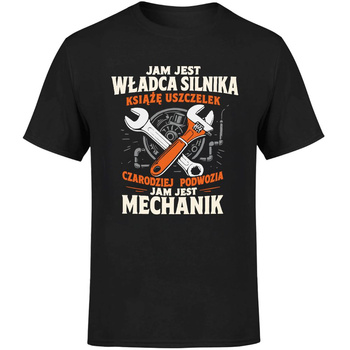Jam jest władca silnika jam jest mechanik Koszulka męska prezent