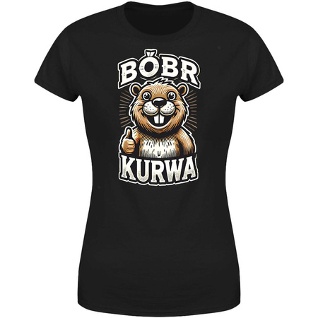 Bóbr kurwa Koszulka damska prezent