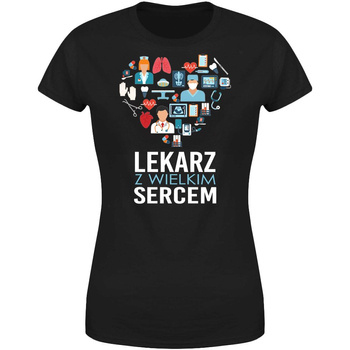 Lekarz z wielkim sercem Koszulka damska prezent
