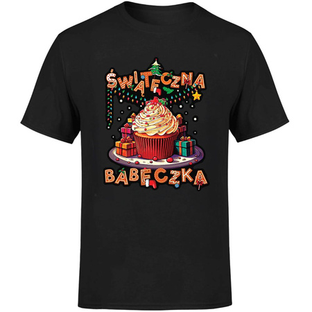 Świąteczna babeczka Koszulka męska prezent