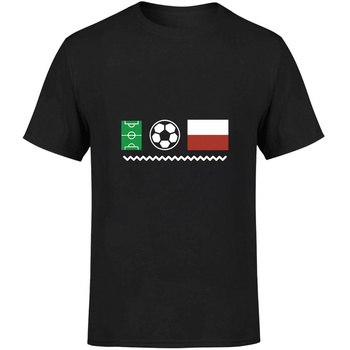 Boisko piłka Polska Koszulka męska prezent