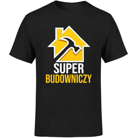 Super budowniczy Koszulka męska prezent