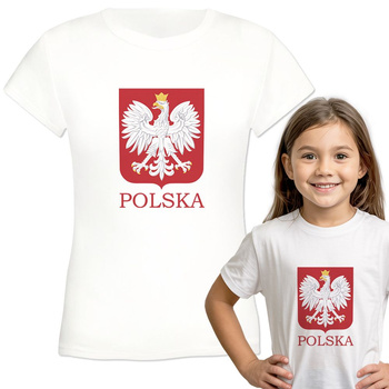 Polska Koszulka dziewczęca dziecięca prezent