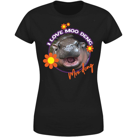 I love Moo Deng Koszulka damska prezent