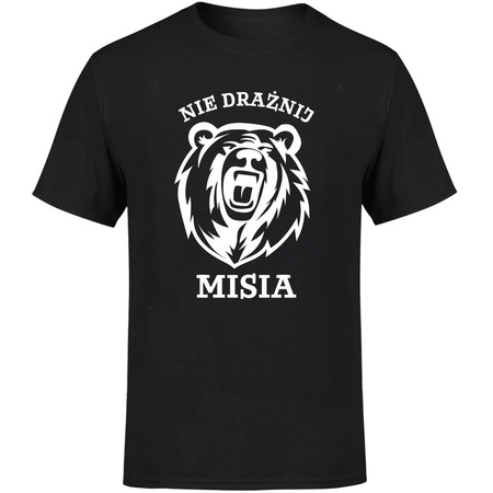 Nie drażnij misia Koszulka męska prezent