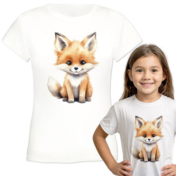 Lisek Koszulka dziewczęca dziecięca prezent