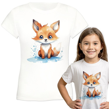 Lisek Koszulka dziewczęca dziecięca prezent