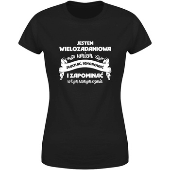 Jestem wielozadaniowa Koszulka damska prezent