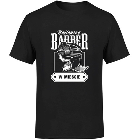 Najlepszy barber w mieście Koszulka męska prezent