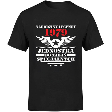 Narodziny legendy 1979 jednostka do zadań specjalnych Koszulka męska prezent