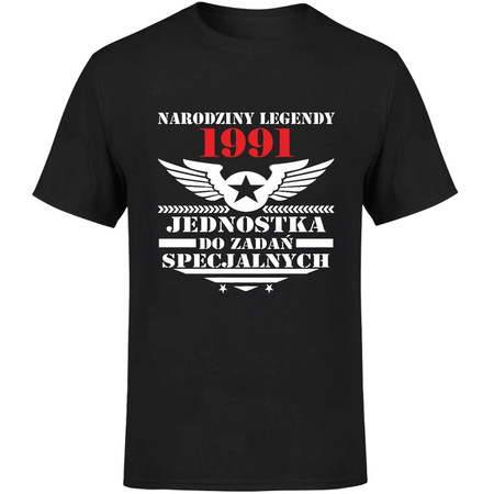 Narodziny legendy 1991 jednostka do zadań specjalnych Koszulka męska prezent