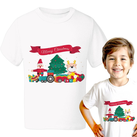 Merry Christmas Koszulka chłopięca dziecięca prezent
