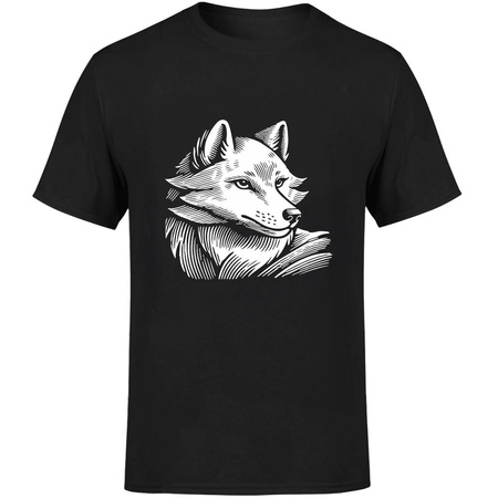 Wilk Koszulka męska prezent