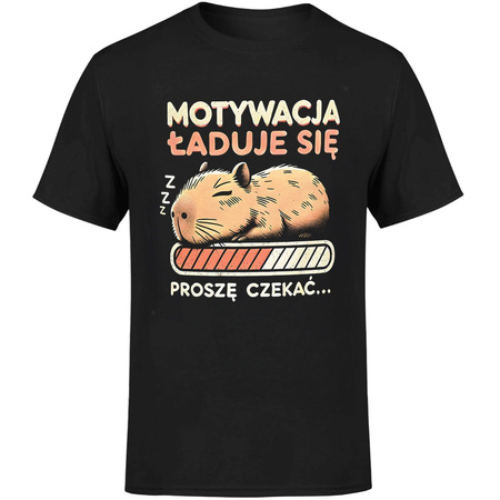 Motywacja ładuje się proszę czekać... Koszulka męska prezent