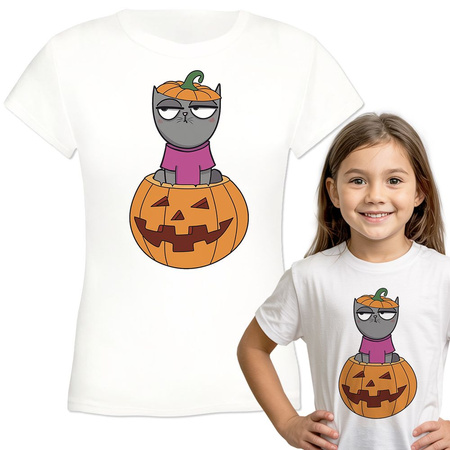 Halloween Koszulka dziewczęca dziecięca prezent