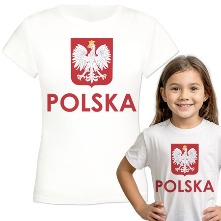 Polska Koszulka dziewczęca dziecięca prezent