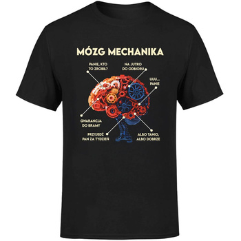 Mózg mechanika Koszulka męska prezent