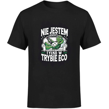 Nie jestem leniwy tylko w trybie eco Koszulka męska prezent