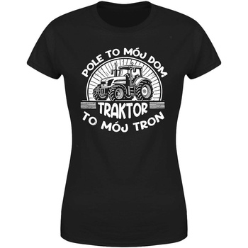 Pole to mój dom Traktor to mój tron Koszulka damska prezent