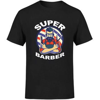 Super barber Koszulka męska prezent
