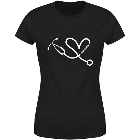 Stetoskop serce Koszulka damska prezent