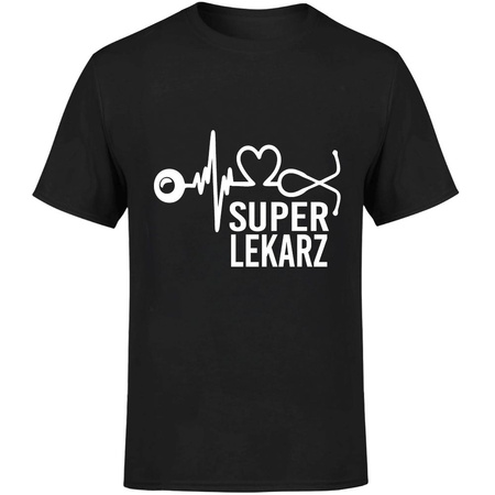Super lekarz Koszulka męska prezent
