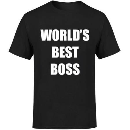 World`s best boss Koszulka męska prezent