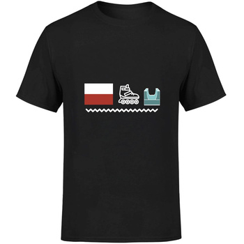 Rolki Koszulka męska prezent