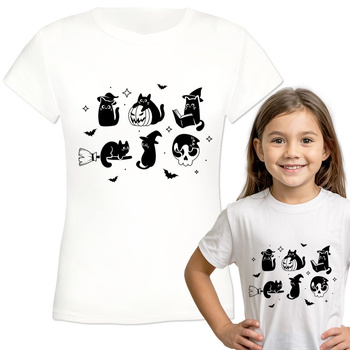 Halloween Koszulka dziewczęca dziecięca prezent
