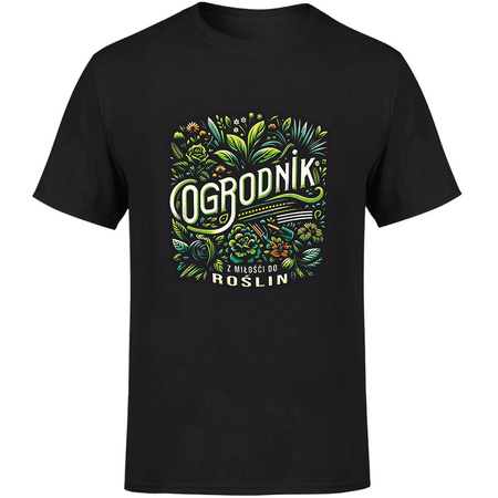 Ogrodnik z miłości do roślin Koszulka męska prezent