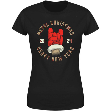 Metal Christmas Koszulka damska prezent