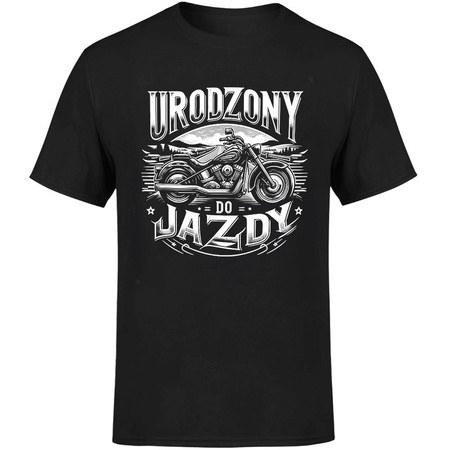 Urodzony do jazdy Koszulka męska prezent