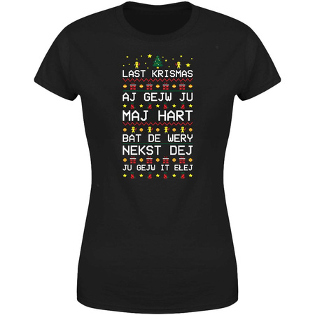 Last krismas Koszulka damska prezent