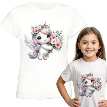 Jednorożec Koszulka dziewczęca dziecięca prezent