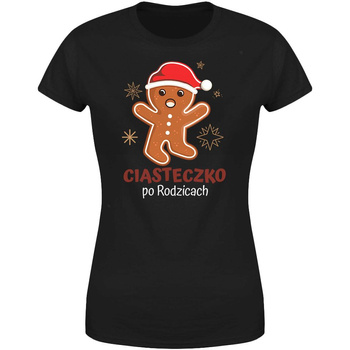 Ciasteczko po rodzicach Koszulka damska prezent