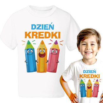 Dzień Kredki Koszulka chłopięca dziecięca prezent