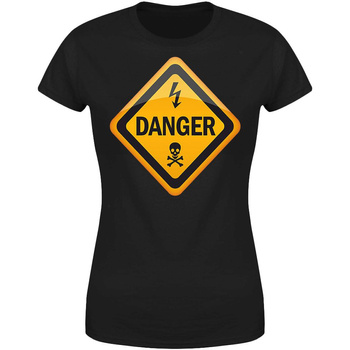 Danger Koszulka damska prezent