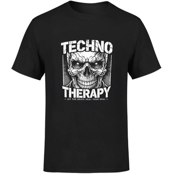Techno therapy Koszulka męska prezent