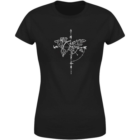 Róża wiatrów Koszulka damska prezent