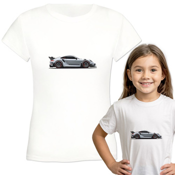 Samochód Koszulka dziewczęca dziecięca prezent