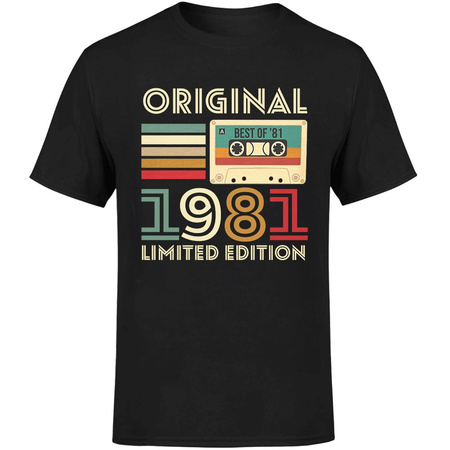 Original 1981 limited edition Koszulka męska prezent
