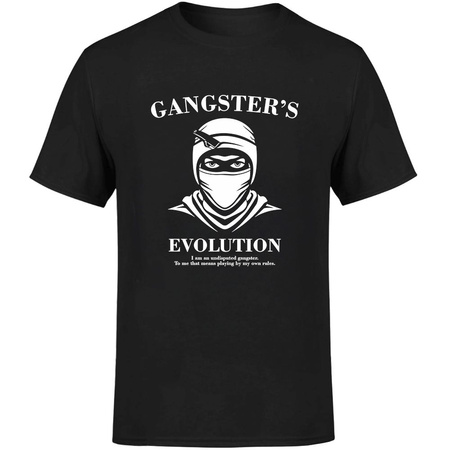 Gangster`s evolution Koszulka męska prezent