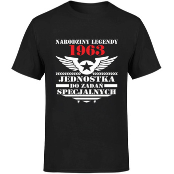 Narodziny legendy 1963 jednostka do zadań specjalnych Koszulka męska prezent