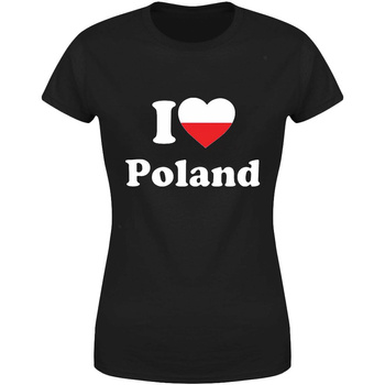 I love Poland Koszulka damska prezent