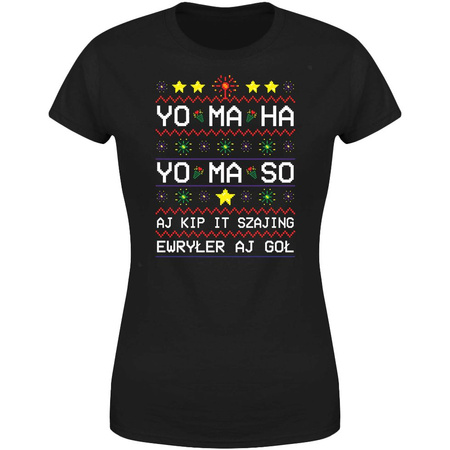 YO MA HA YO MA SO Koszulka damska prezent
